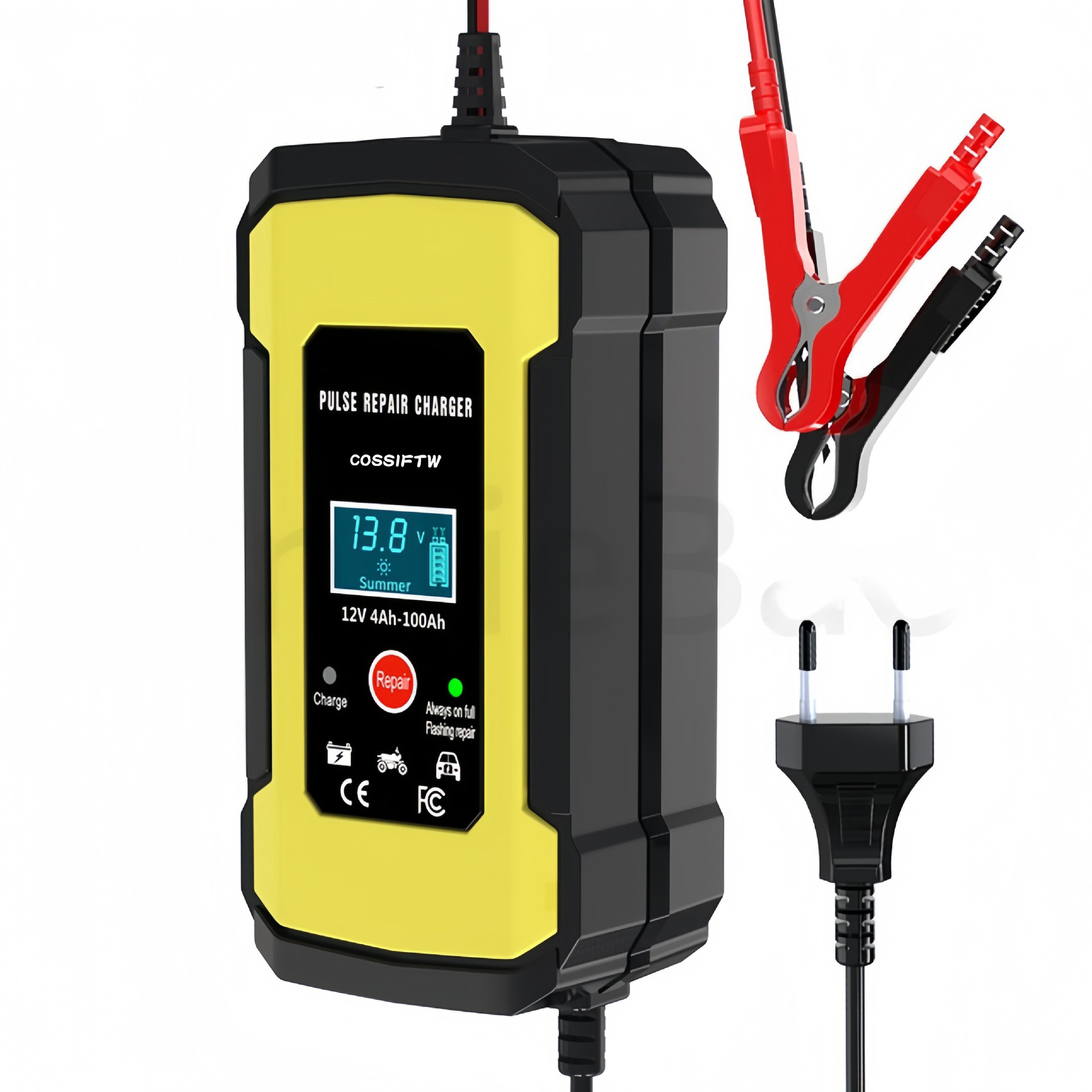 用于汽車和摩托車的12V電池充電器12V工具包電池維護(hù)應(yīng)用